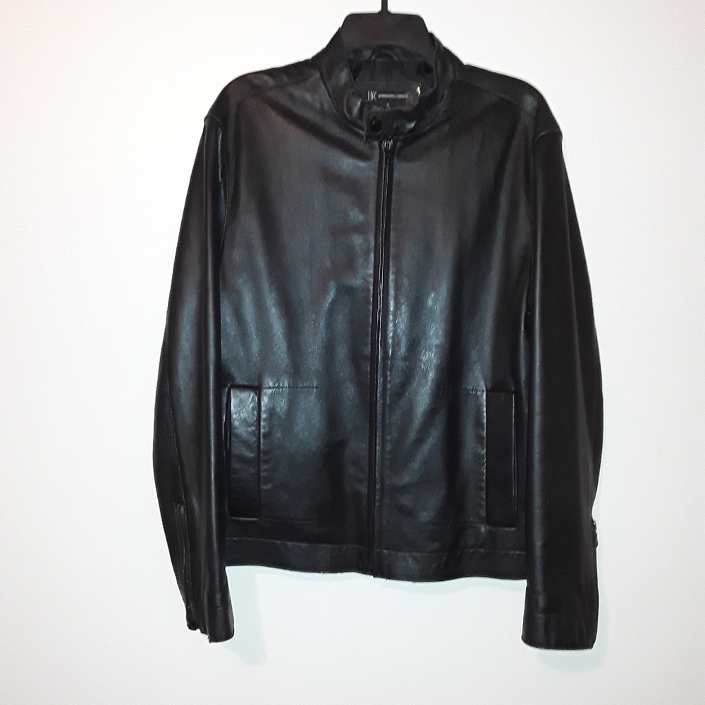 INC leather jacket